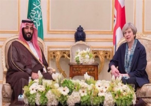 ولي العهد السعودي يبحث مع رئيسة وزراء بريطانيا الأوضاع في اليمن 