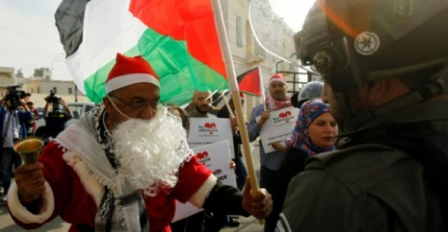 الأراضي الفلسطينية : جو مشحون بالتوتر في بيت لحم قبل احتفالات عيد الميلاد