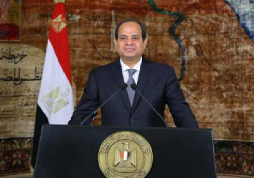 رئيس مصر السيسي : لا يوجد تهديد خارجي ولا احد يستطيع أن يمس أرض مصر أو شعبها وسنتعامل مع الارهاب بـعنف