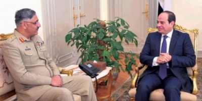 مصر: السيسي يبحث التعاون العسكري مع رئيس أركان الجيش الباكستاني
