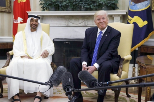 وحدة الخليج محور قمة مرتقبة بين محمد بن زايد وترامب