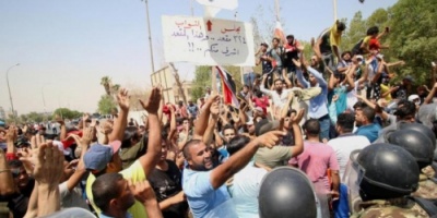 احتجاجات مدن جنوب العراق تدخل أسبوعها الثاني