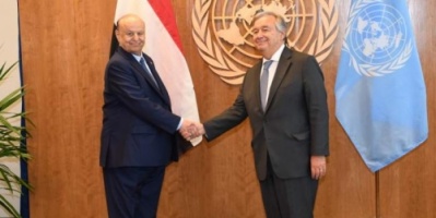 الرئيس اليمني يطالب الأمم المتحدة بأن تكون "أكثر حزما" مع الحوثيين