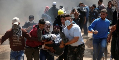 #فلسطين : 277 شهيدا و30 ألف مصاب خلال عام مسيرات# العودة
