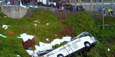 #مقتل 29 سائحا ألمانيا في انقلاب حافلة #بجزيرة ماديرا