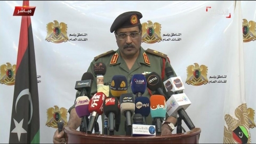 #المتحدث باسم الجيش الوطني الليبي طائرات تركية مسيرة تقصف الجيش الليبي
