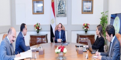 #السيسى: توفير فرص العمل وتحفيز الابتكار.. والترويج للمشروعات الكبرى