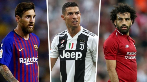 محمد صلاح وميسي ورونالدو يتنافسون على جائزة "الأفضل"