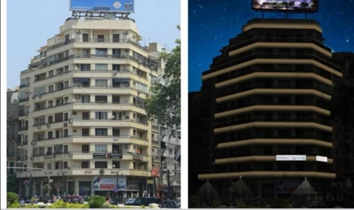 شركة مصر للصوت والضوء تبدأ تنفيذ مشروع إنارة ميدان التحرير