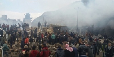سوريا ... مقتل 8 مدنيين بانفجار سيارة مفخخة بأعزاز في ريف حلب الشمالي