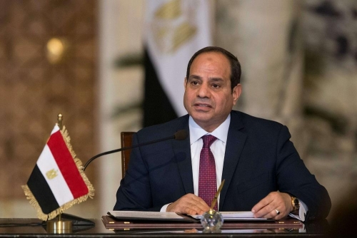 الرئيس المصري عبد الفتاح السيسي يبحث مع وزيرة الجيوش الفرنسية التطورات في المنطقة