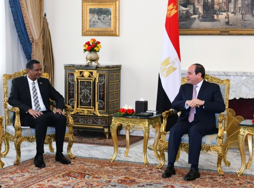 مصر ... السيسي يبحث مع حميدتي تطورات ملف سد النهضة