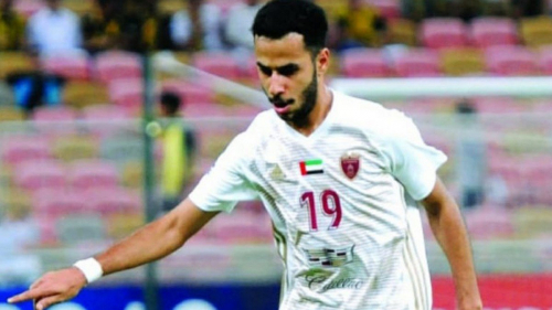 نادي الشارقة يعلن التعاقد مع الظهير الأيمن لنادي الوحدة خالد الظنحاني