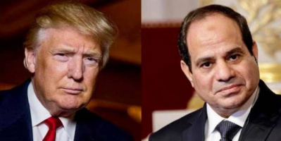 الرئاسة المصرية .. السيسي وترامب اتفقا على تثبيت وقف إطلاق النار بليبيا