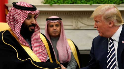 دونالد ترامب يتصل بابن سلمان للاطمئنان على صحة العاهل السعودي