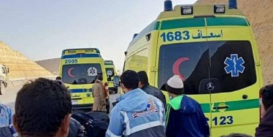مصرع 11 شخصا بينهم عروسان بحادث سير مروع شمال مصر