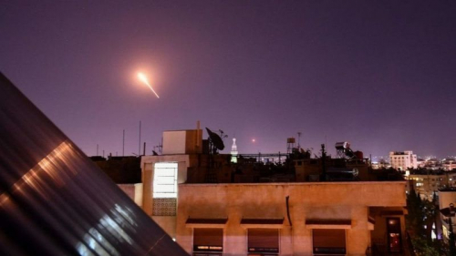 انفجار صاروخ سوري قرب مفاعل ديمونا النووي جنوبي إسرائيل