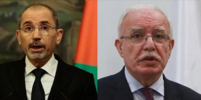 وزيرا خارجية الأردن وفلسطين يبحثان إطلاق تحرك دولي لإنهاء الاحتلال