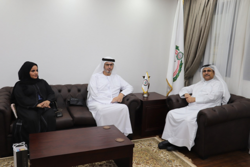  رئيس البرلمان العربي يستقبل المدير التنفيذي لمؤسسة وطني الإمارات ويشيد بتجربة الإمارات في تمكين الكوادر الشابة