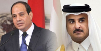 الرئيس السيسي يتطلع لتعزيز التعاون مع قطر وتميم يوجه دعوة له لزيارة الدوحة