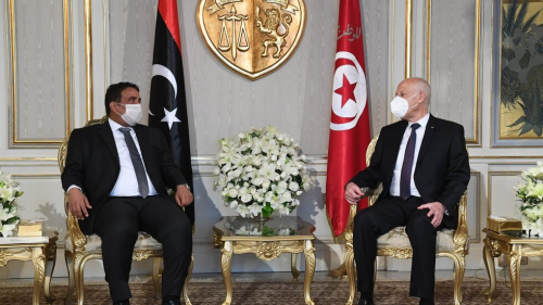 المنفي لسعيد: المرحلة الحالية شديدة الخطورة والتعاون الأمني بين ليبيا وتونس أولوية