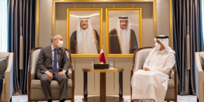 وزير خارجية قطر يبحث مع برلماني تركي التعاون الثنائي