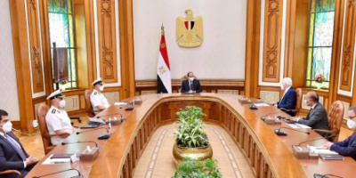 الرئيس السيسي يستقبل رئيس شركة بناء السفن الألمانية "لورسن"
