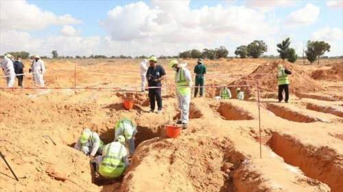 ليبيا.. اكتشاف مقبرة جديدة في مدينة ترهونة