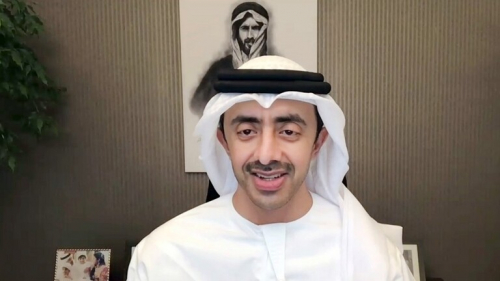 عبد الله بن زايد يلتقي المبعوث الأمريكي للقرن الإفريقي