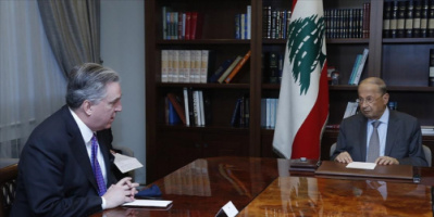 رئيس لبنان: نرغب بمواصلة مفاوضات ترسيم الحدود البحرية مع إسرائيل