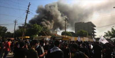 العراق.. الحشد الشعبي ينظم تشييعا رمزيا لقتلى الغارة الأمريكية