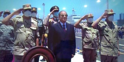 الرئيس  السيسي يفتتح اليوم قاعدة ٣ يوليو البحرية بمنطقة جرجوب علي الساحل الشمالي الغربي لمصر