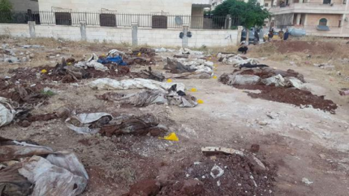 الدفاع التركية: العثور على 35 جثة في مقبرة جماعية شمال سوريا