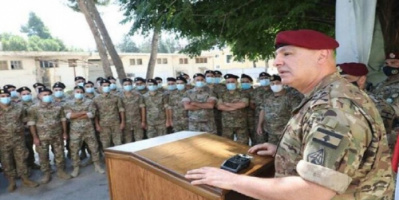 قائد الجيش اللبناني: يبدو أن الأمور آيلة للتصعيد.. والأمن "خط أحمر"