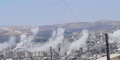 قصف صاروخي يطال عفرين الخاضعة لسيطرة القوات التركية والفصائل الموالية لها بشمال غرب سوريا