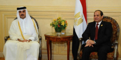 الرئاسة المصرية: السيسي وأمير قطر اتفقا على أهمية العمل على استئناف التعاون