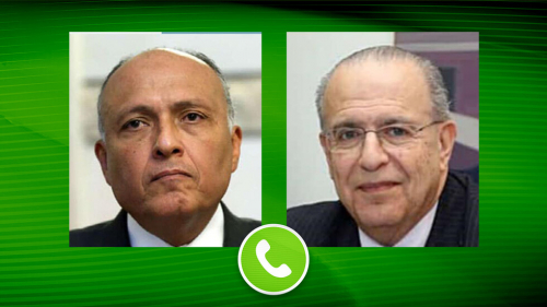 وزير الخارجية المصري يتلقى اتصالا من نظيره القبرصي الجديد