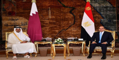 الرئاسة المصرية: أمير قطر يهنئ السيسي بذكرى ثورة يوليو