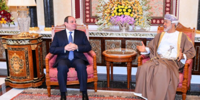 السيسي يشيد بالتوافق مع سلطنة عمان إزاء دعم الجهود للحفاظ على أمن الملاحة بالخليج والبحر الأحمر