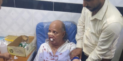 مجموعه مسلحة تقتحم منزل القائم بأعمال هيئة أراضي عدن المهندس علي حمود وتعتدي عليه بأعقاب البنادق