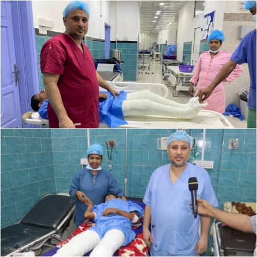 أنامل ذهبية .. بخبرات مصرية .. تعيد الإبتسامة لأطفال معاقين ميؤوس من شفائهم ..!!