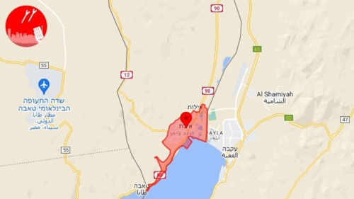  دوي انفجار كبير في مدينة إيلات (فيديو)