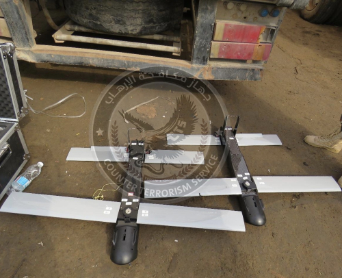 في عملية نوعية: جهاز مكافحة الإرهاب بالتنسيق مع النائب العام يحبط تهريب شحنة طائرات مسيّرة إلى مليشيات الحوثي