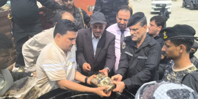 النيابة الجزائية المتخصصة في عدن تتلف 657 كيلو جرامًا من الكوكايين بحضور اللواء شلال شائع ورئيس النيابة