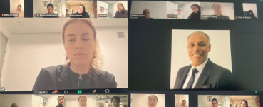 قيادة دائرة المرأة في المجلس الأعلى للمقاومة الشعبية تشارك في منتدى دولي لمناقشة آثار الحرب في اليمن