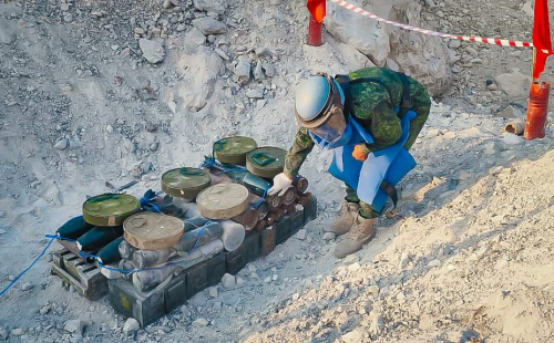 مشروع &laquo;مسام&raquo; يتلف 926 لغماً ومخلفات حربية في المكلا