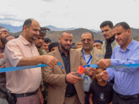 اللواء القُبَّة يفتتح محطة معالجة مياه في ثوبة ويتفقد مشاريع مياه في قرى بمديرية الضالع