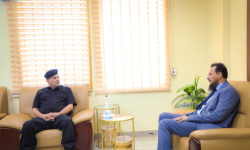 المحافظ شيخ يناقش مع اللواء شلال شايع سبل تعزيز الأمن والاستقرار في العاصمة عدن