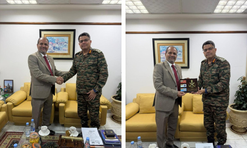 رئيس جهاز مكافحة الإرهاب والملحق العسكري الهندي يبحثان التنسيق الأمني ومكافحة الإرهاب وتأمين الملاحة الدولية