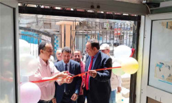 افتتاح مشروع منظومة التكييف والتبريد بمجمع الميدان الصحي في صيرة